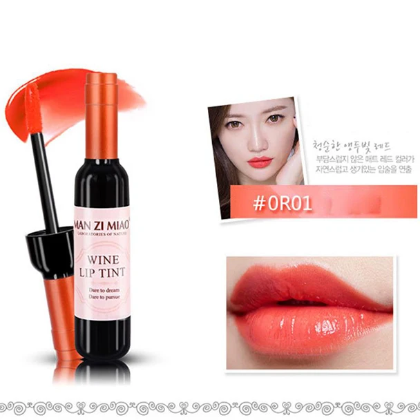 Lip Gloss E Новая мода водонепроницаемый блеск для губ матовая бархатная стойкая губная помада Бутылка Косметика - Цвет: Lip Gloss E