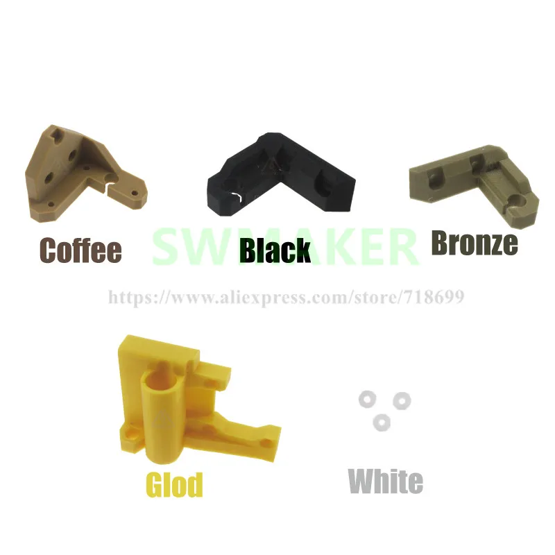 Набор пластиковых деталей Reprap Prusa i3 для 3D принтера PLA синий цвет бесплатная