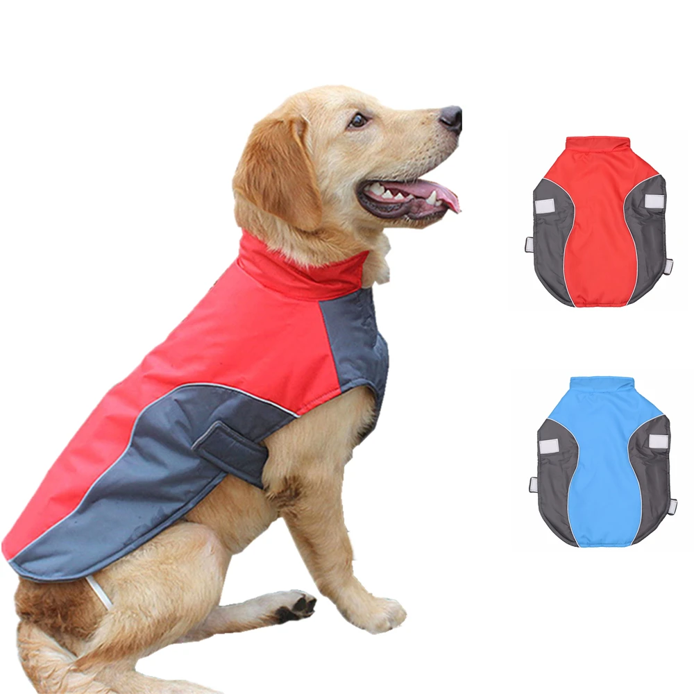 Водонепроницаемая зимняя куртка для собак теплая щенков жилет одежда домашних