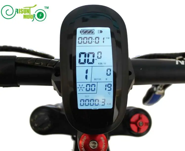 RisunMotor 24 в 36 в 48 в 72 в ebike интеллектуальная панель управления LCD6, велосипедный дисплей, запчасти для электрического велосипеда, аксессуары
