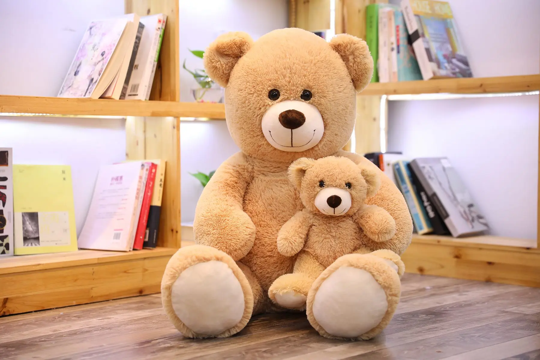 Новинка 100 см гигантский Kawaii креативный Мишка Тедди для матери и ребенка плюшевые