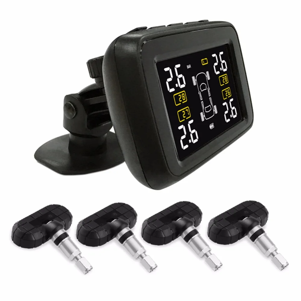 2017 U901 автомобильный беспроводной TPMS система контроля давления в шинах с 4