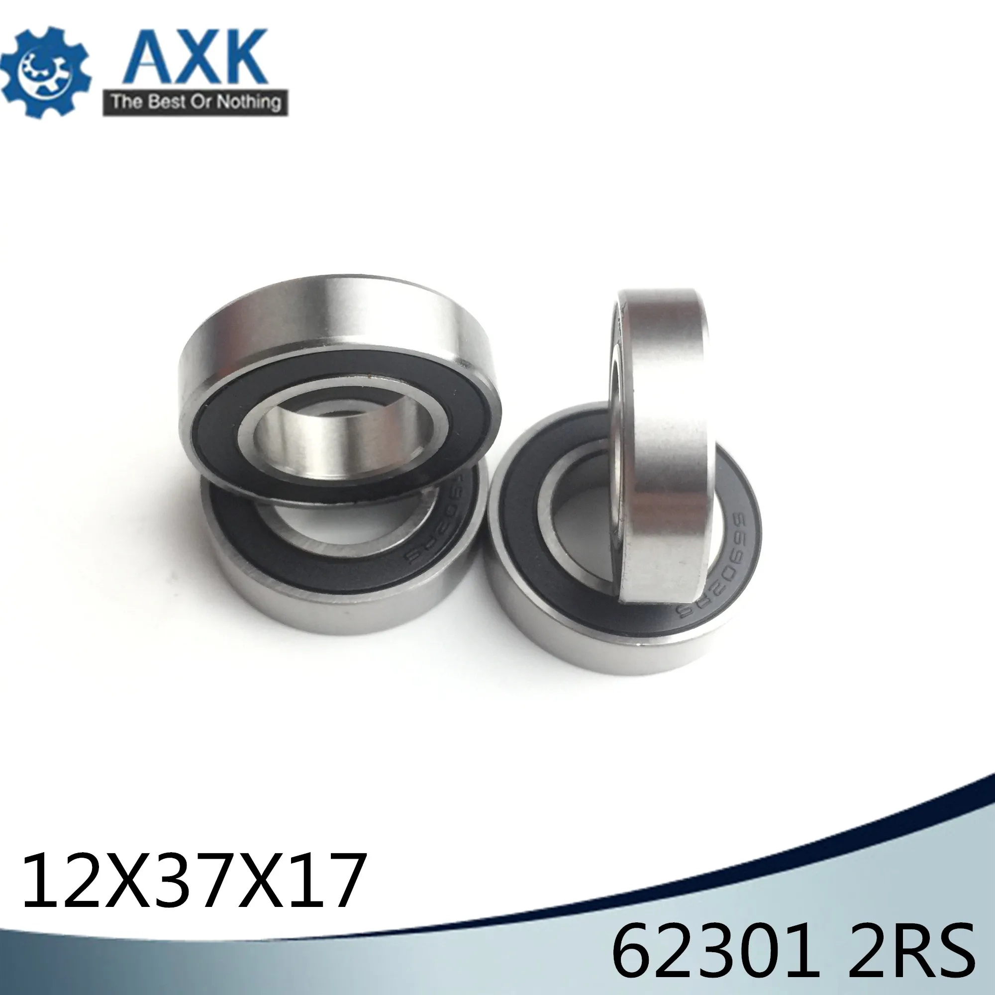 62301 2RS нестандартные шарикоподшипники 123717 подшипник 12*37*17 мм ABEC 1 ( 2 шт.)|Валы| |