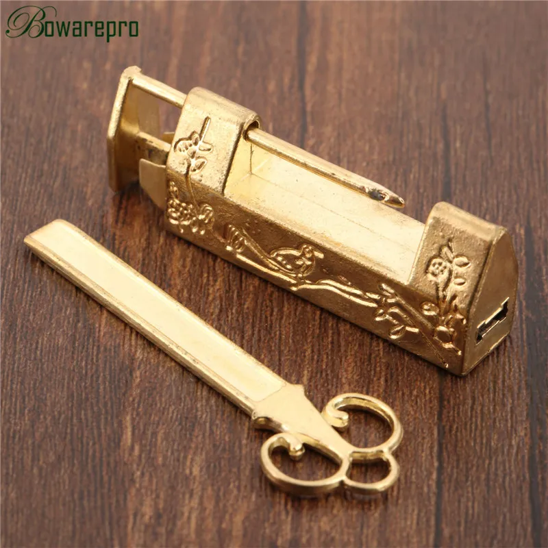 Винтажный Свадебный замок bowarepro 42 мм с ключом для шкатулки ювелирных изделий