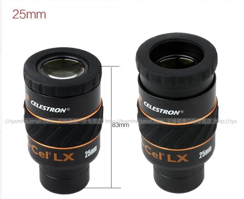 Окуляр CELESTRON X-CEL LX 9 мм поле зрения 60 шестиэлементный полностью многослойный объектив цельный окуляр не Монокуляр