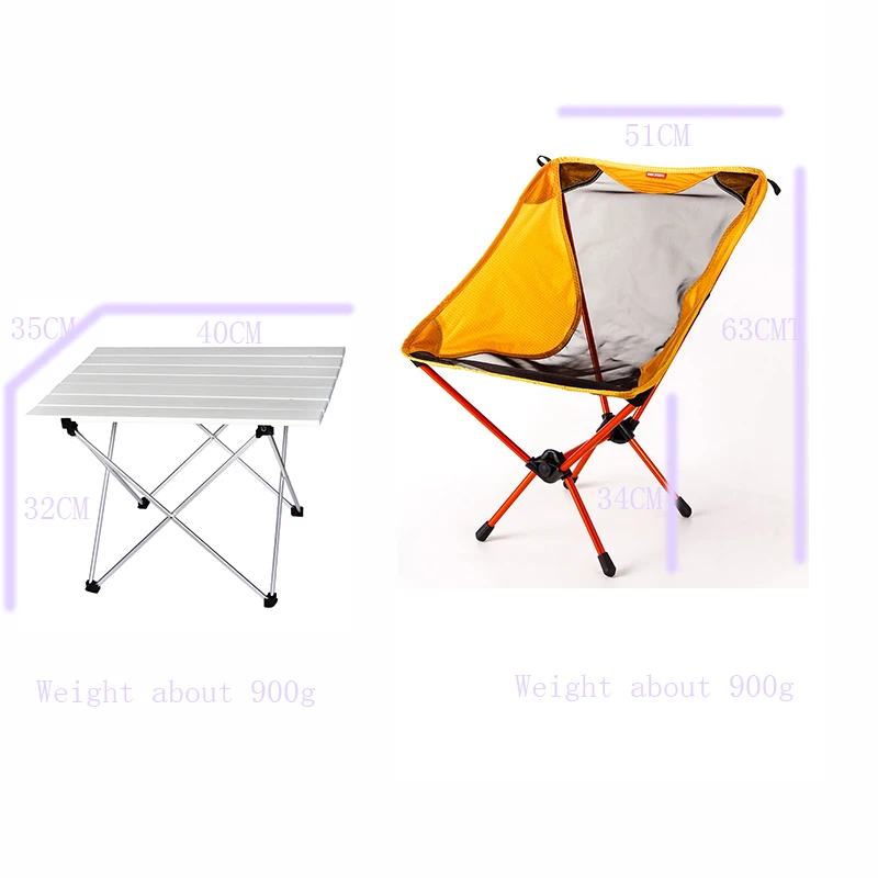 Светильник портативный складной набор для кемпинга стол стул путешествий 7075
