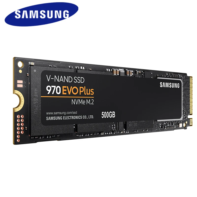 Samsung внутренний SSD 970 EVO Plus 250 ГБ 500 1 ТБ твердотельный жесткий диск NVMe M2 PCIe 3 0x4