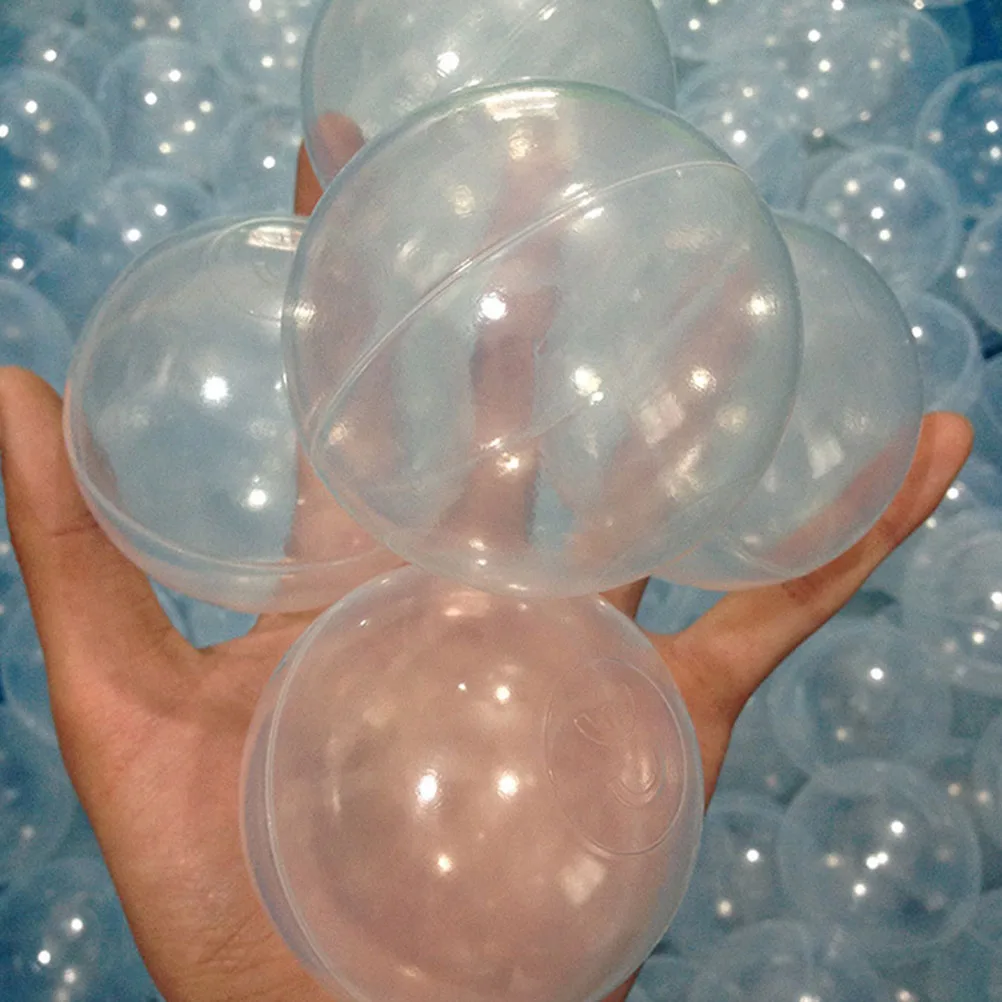 50pcs Ball Durable Bath Toys 7cm Ocean Balls White &amp Transparent Blue Pink Kid Pit Plastic For Kids | Игрушки и хобби