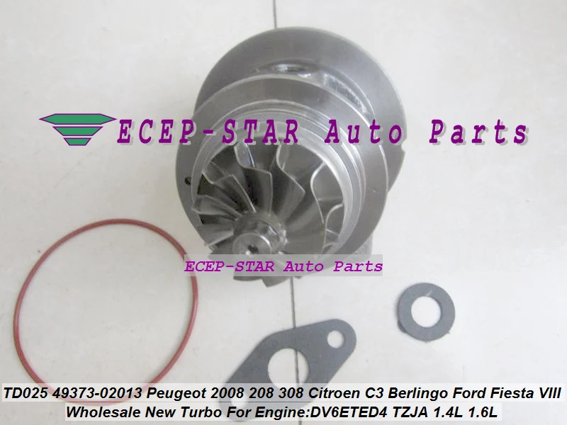 Турбокартридж CHRA 49373 02013 02003 02002 0375Q9 для Citroen C3 Berlingo 2 Peugeot 2008 208 308 DV6ETED4 л HDI|turbo
