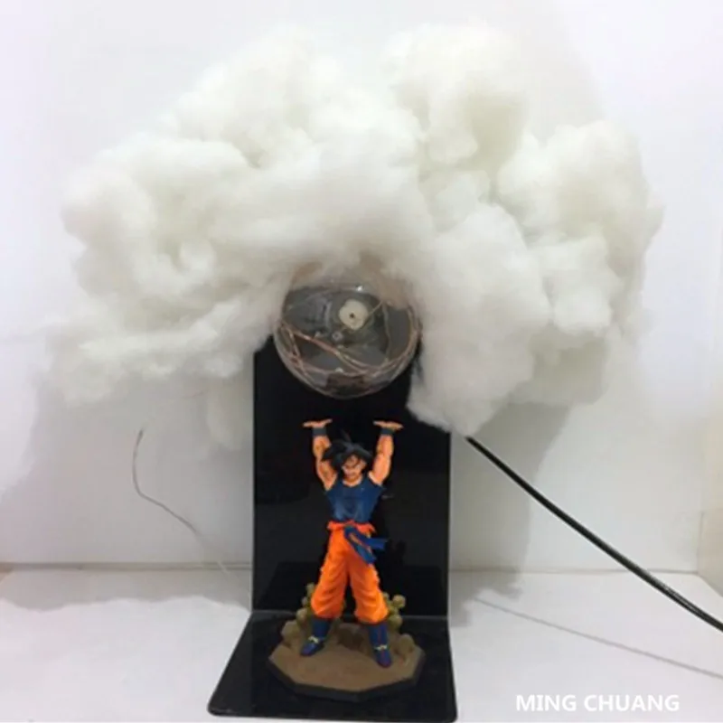 Аниме Dragon Ball Z Super Saiyan Son Goku со светодиодной подсветкой настольная лампа ПВХ