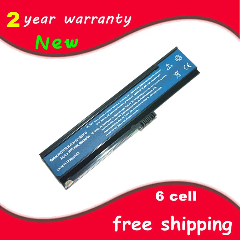Новый аккумулятор для ноутбука Acer Aspire 5200 3050 3200 3600 3610 3680 5030 5050 5500 5570 5580 2400 Travelmate 2480