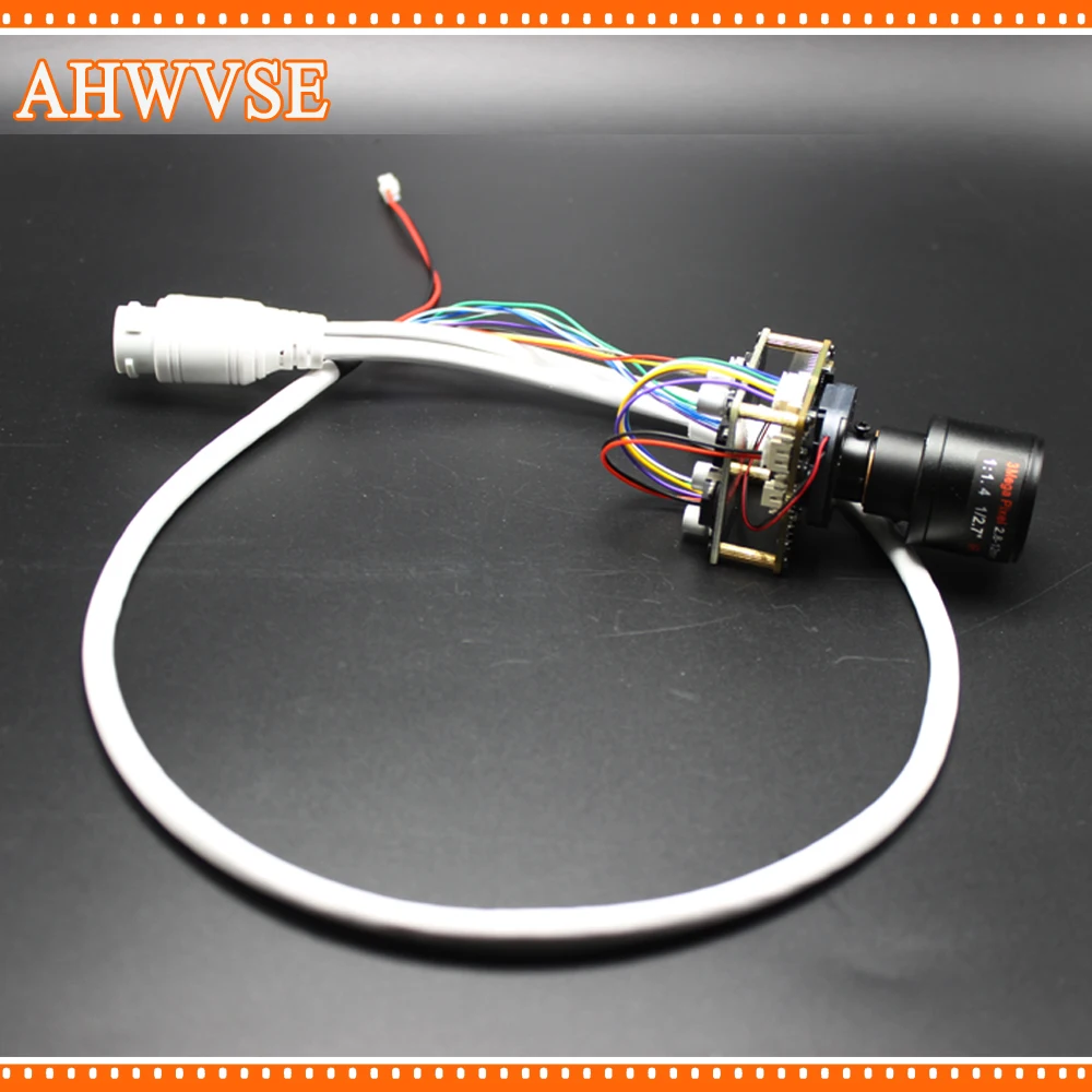 AHWVSE POE IP модуль камеры плата PCB с 2 8 12 мм объективом 1080P IRCUT LAN кабель ONVIF мобильный