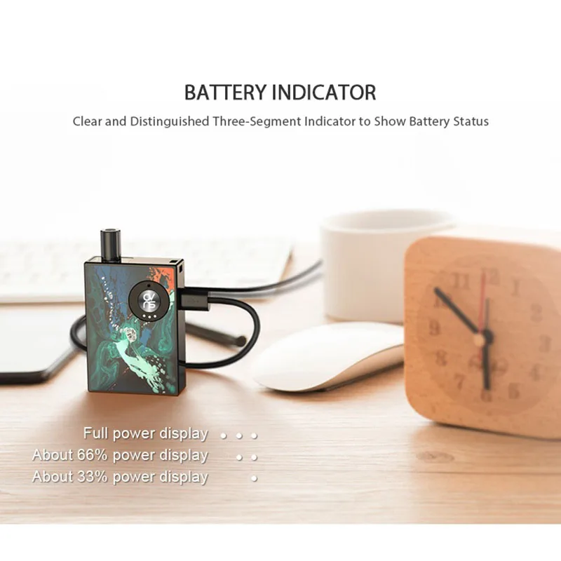 Электронная сигарета Ovns JC02 встроенный испаритель аккумулятор 650 мАч емкость 1 0 мл