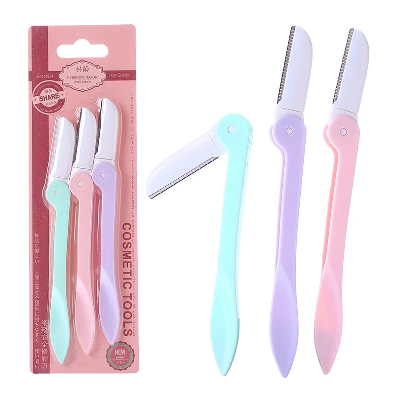 Артефакт для бровей складной профессиональный нож инструмент бритья Безопасный