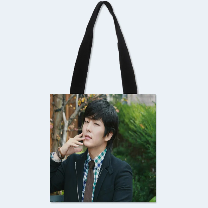 Пользовательские ли Джун GI печати сумка Холст сумка-тоут сумки для покупок и