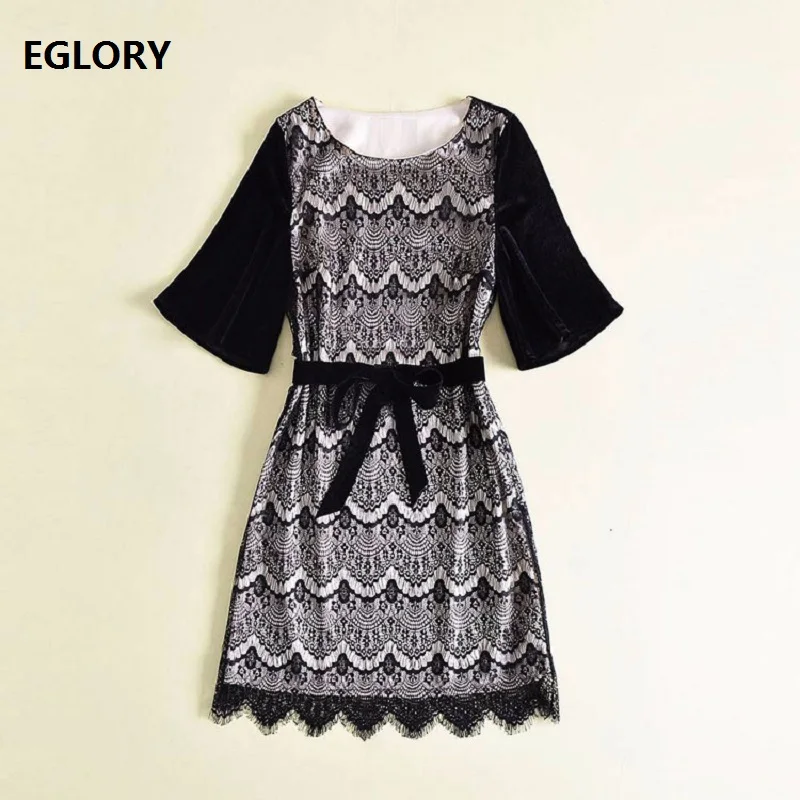 Vestidos Кружево платье элегантный Для женщин Короткие Пром Офис тонкий Платья для