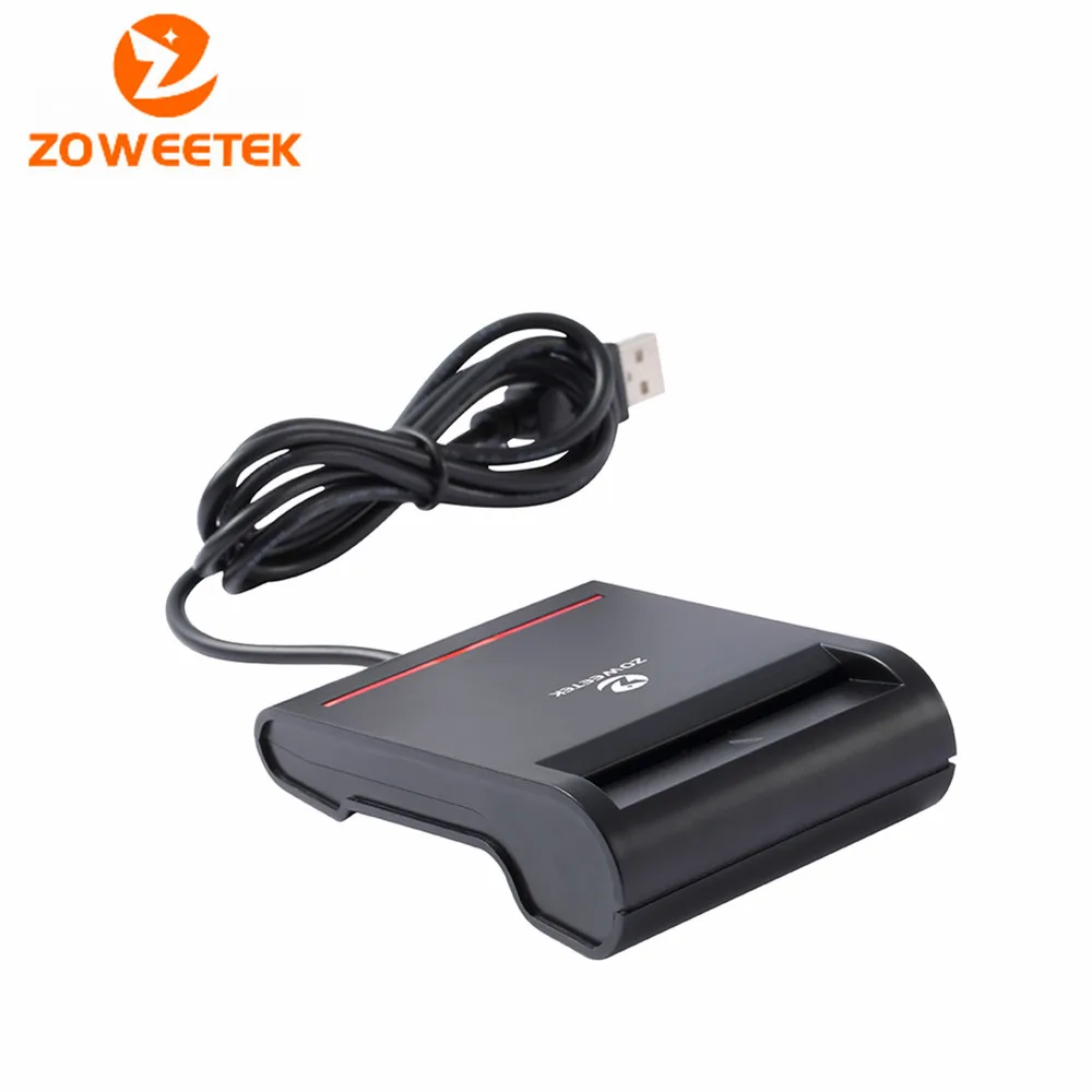 Zoweetek 12026 2 устройство для считывания смарт карт и IC банк чтения Интернет банкомат