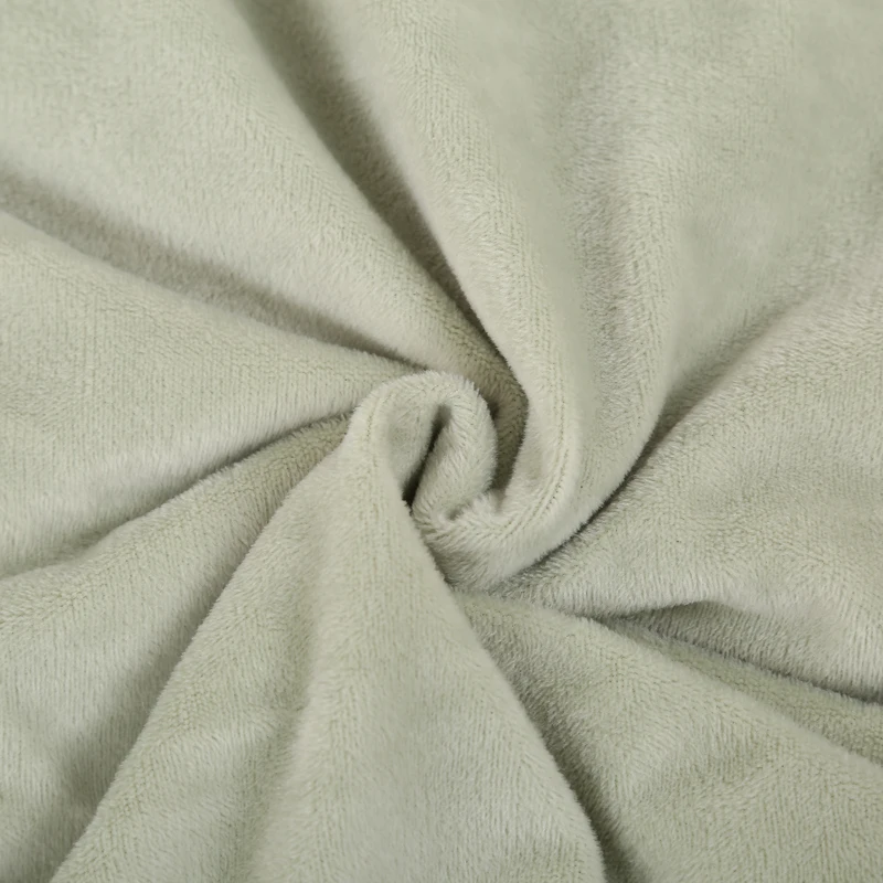 Ворсовое зеленое искусственное меховое одеяло для кушетки мягкое плюшевое