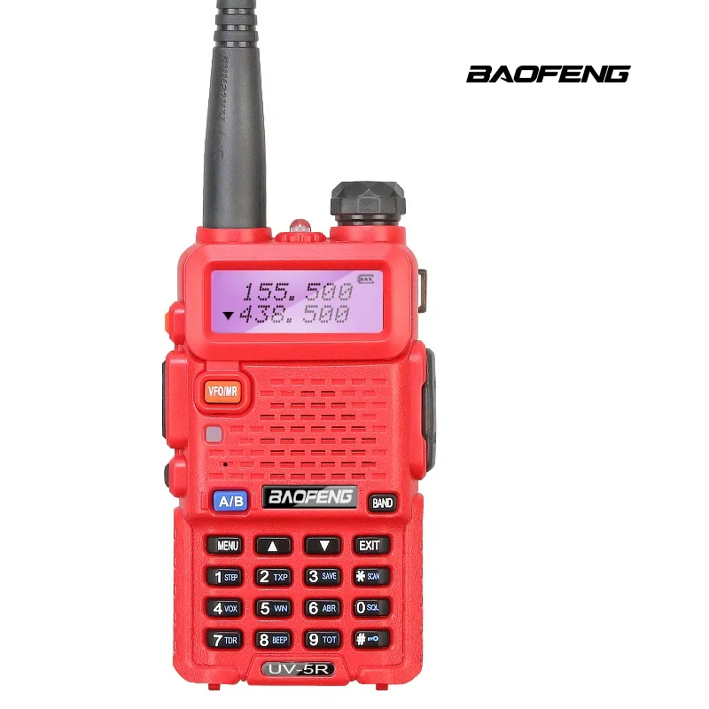 BaoFeng UV-5R рация 5 цветов Профессиональный CB радио Baofeng UV5R трансивер 128CH 5 Вт VHF& UHF Ручной для спорта на открытом воздухе