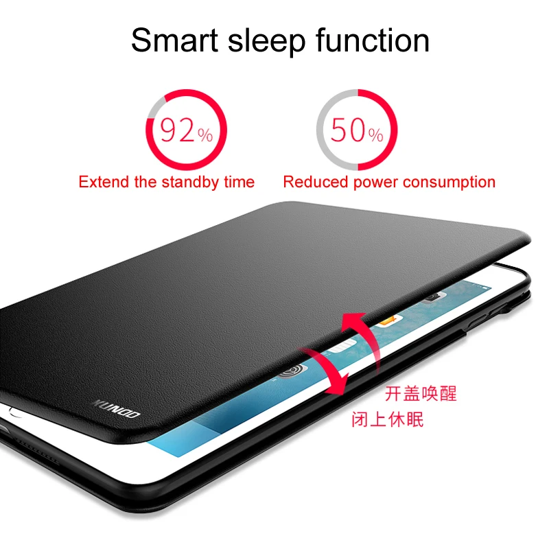 Чехол Xundd из искусственной кожи для iPad Mini 4 противоударный умный флип чехол