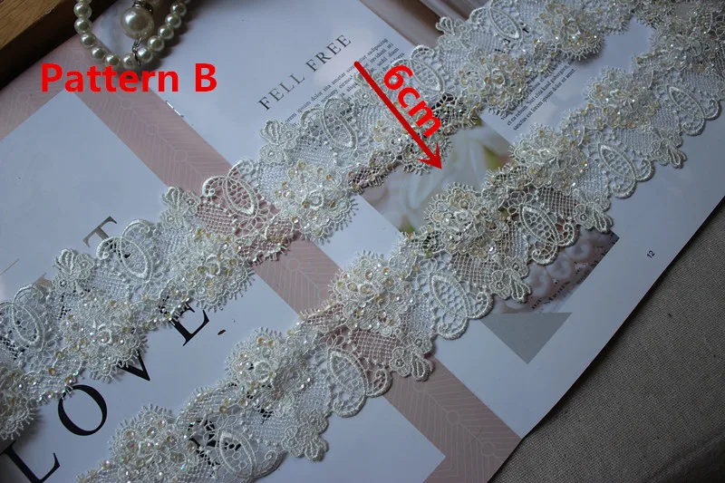 2 ярдов/партия Diy инструмент для творчества, цвета слоновой кости, Off White Venise кружевной отделкой с радугой крем, пайетки, Водорастворимая кружевная отделка для свадьбы