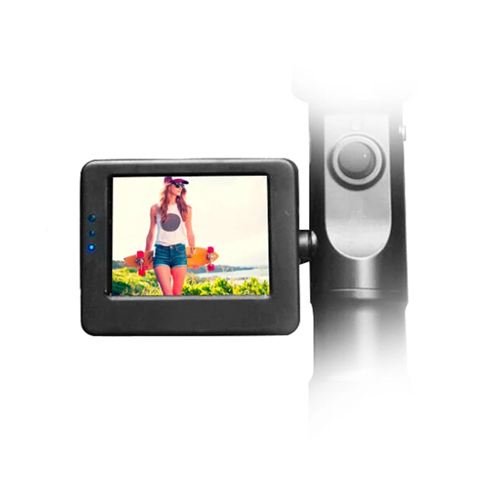 Zhiyun Z1 Evolution 3-х позиционный ручной карданный стабилизатор для gopro hero 7 белый дополнительный монитор Камера sjcam YI Action Камера s