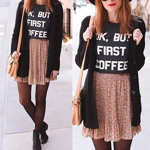 Новая модная женская Повседневная футболка с круглым вырезом и коротким рукавом