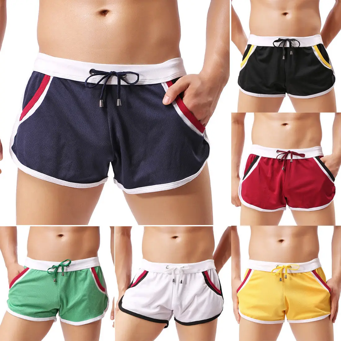 Мужские спортивные шорты для бега быстросохнущие фитнеса футбола 2019|Шорты бега| |