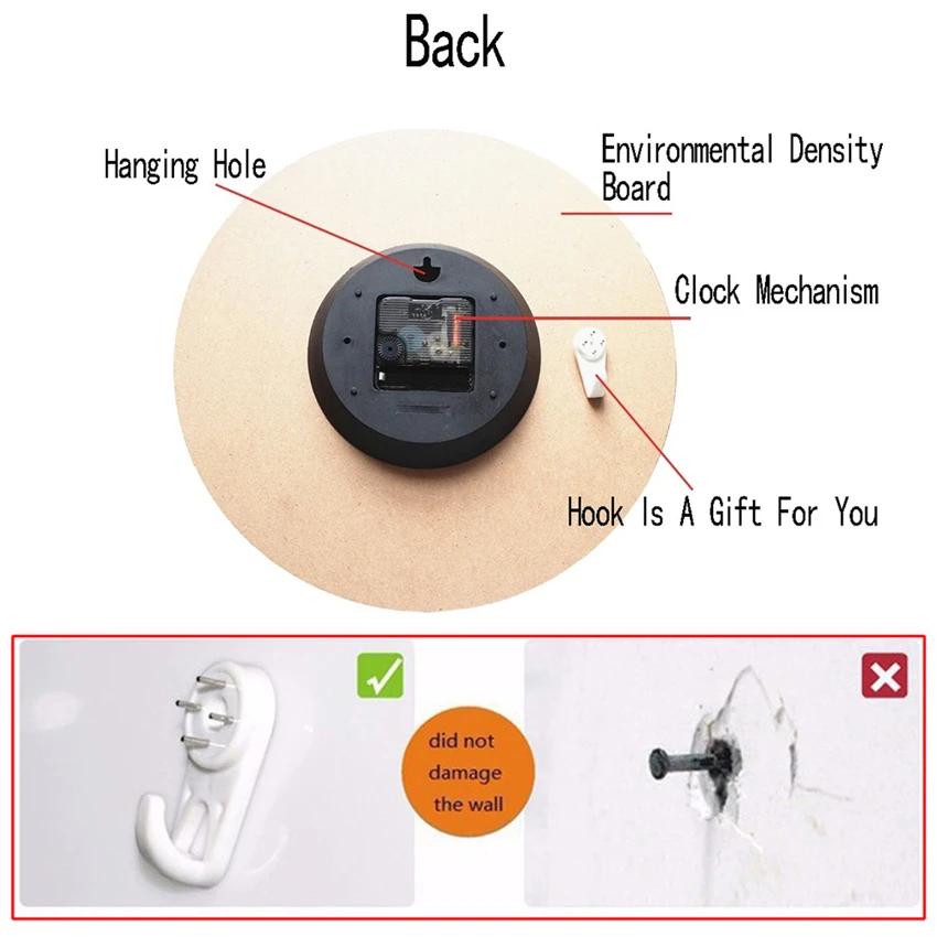 Часы MEISTAR в пасторальном стиле винтажные бесшумные настенные украшения для