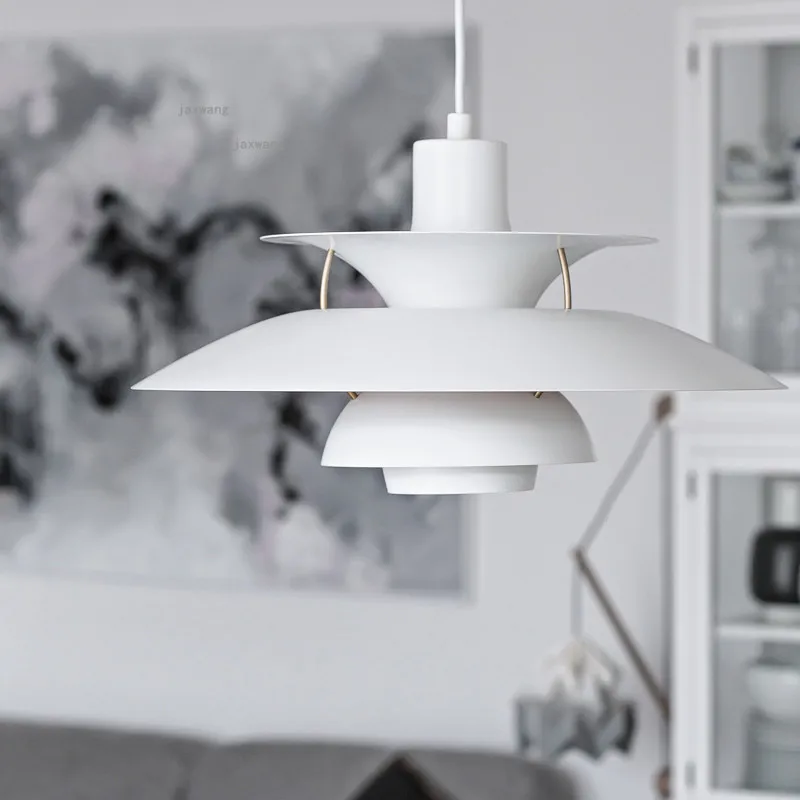 Современный скандинавский алюминиевый подвесной светильник s Подвесная лампа