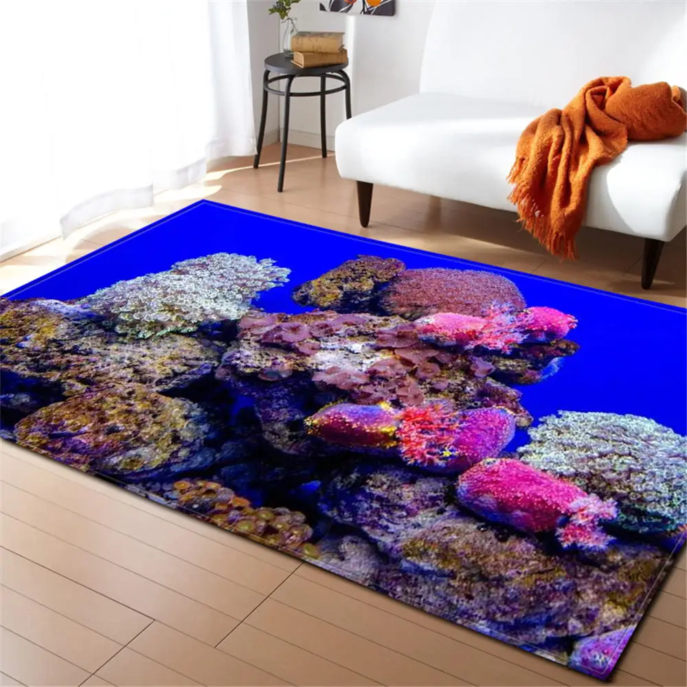 3D Медуза ковер детский Декор для комнаты нескользящий мягкий спальни гостиной