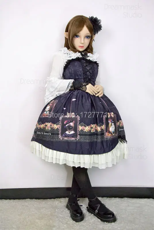 MIRIYA) DMS ручной работы Фея ухо силиконовые Половина Сексуальная женская маска Лолиты Косплей Кукла трансвестит