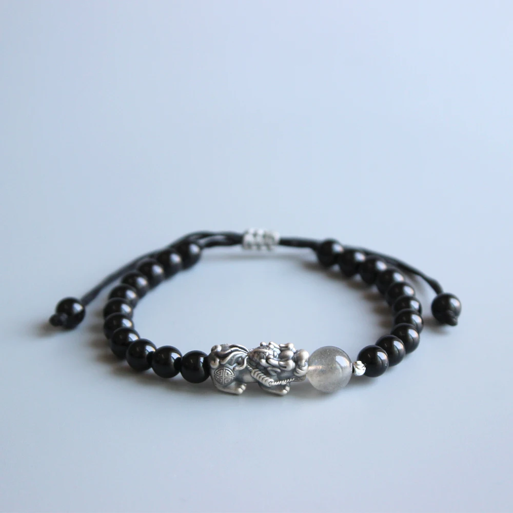 Оптовая продажа китайские традиционные Подвески в виде дракона Pixiu черный