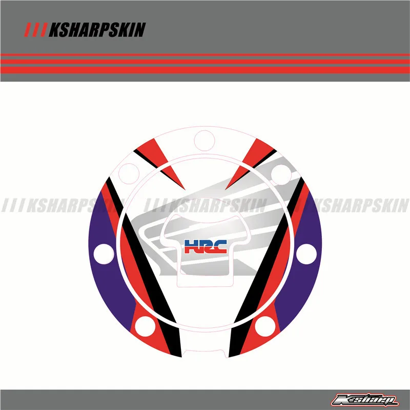 K-GT-HND-TY-02 3D бак мотоцикла Pad наклейка протектор наклейки подходят для honda CBR VFR CB NSR VTR CBF CBX 125 250 400 600 900 1000 CBR1100XX X-1 - Цвет: K-GT-HND-TY-02