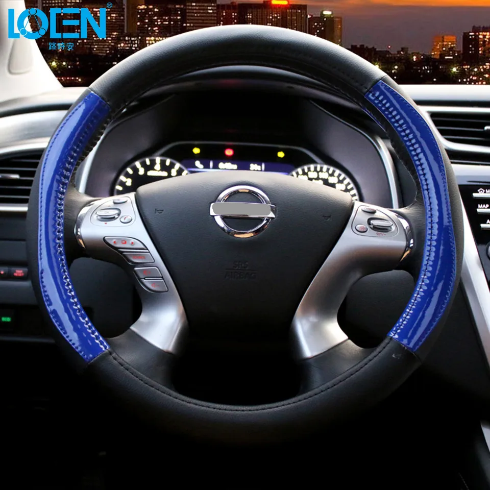 Автомобильный кожаный чехол на руль автомобильный Стайлинг Hot Wheels для Bmw 0 Passat Focus