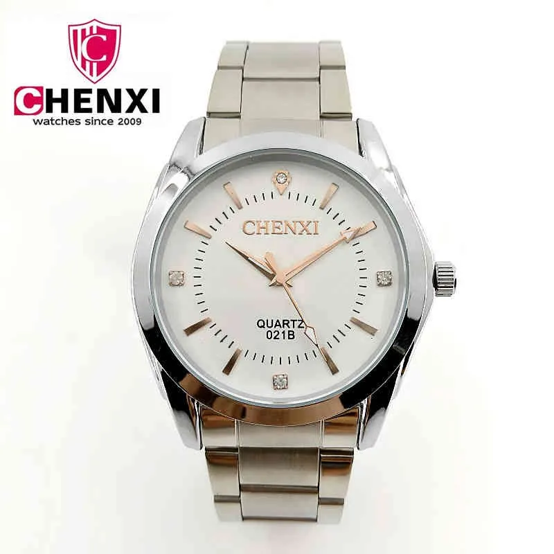 CHENXI Brand Relogio Luxury Man Casual Watches Waterproof Watch Men Fashion Decoration Rhinestone Quartz Wristwatch PENGNATATE | Наручные