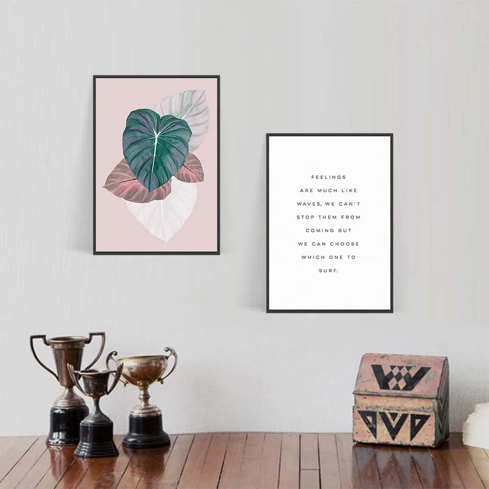 Современный Печатный нордический минимализм плакат с надписями украшения