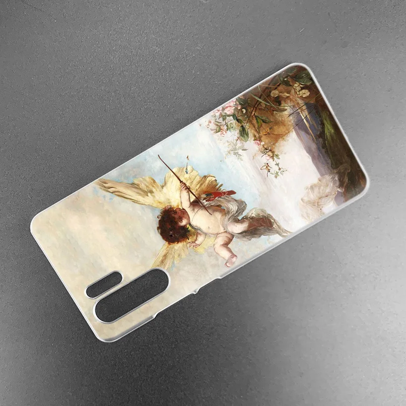 Художественный чехол Angel Cupid для huawei P20 P30 P Smart Nova 4 3i P10 P9 P8 mate 10 20 lite Pro Mini, жесткий чехол для телефона из поликарбоната