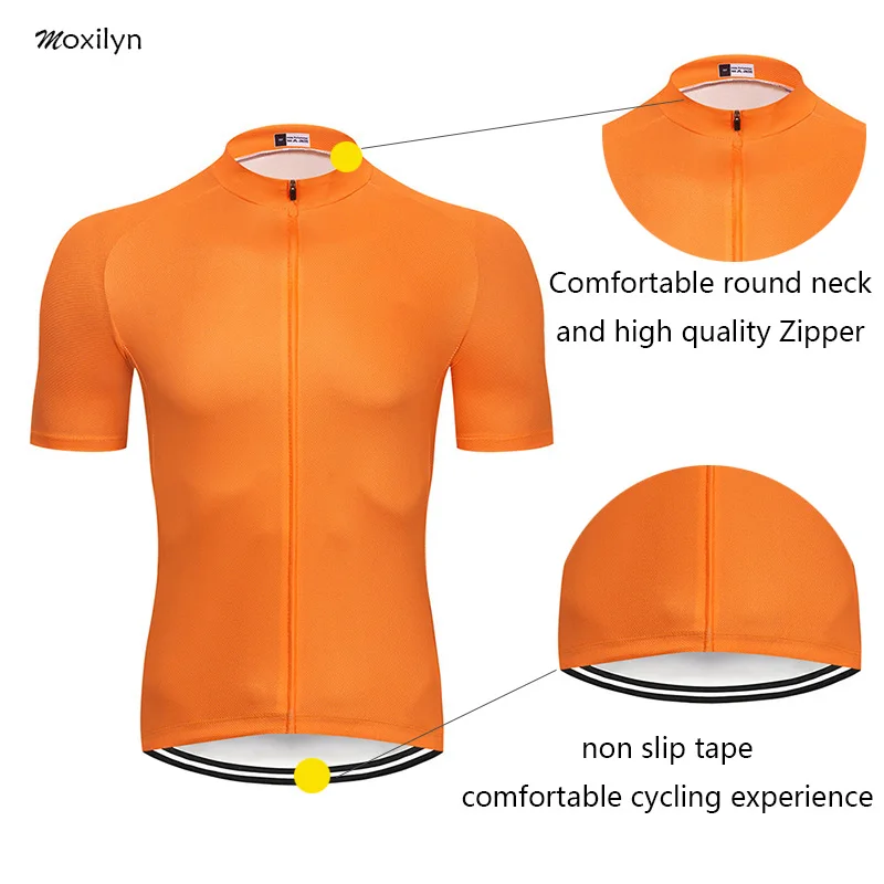 Moxilyn летние мужские велосипедные Джерси MTB велосипедная одежда быстросохнущая
