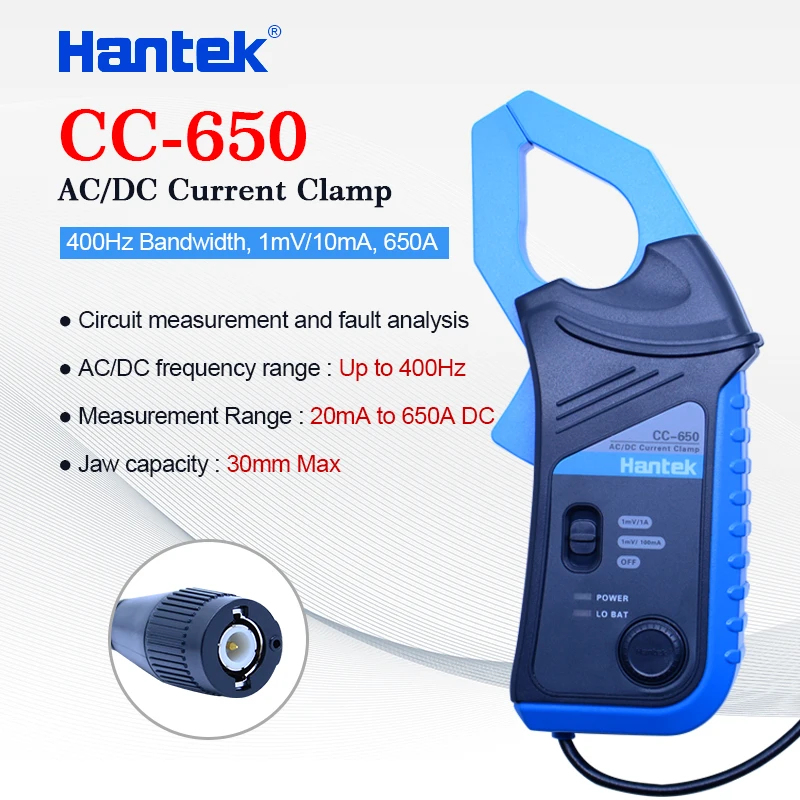 CC-650 Hantek 1008B/C 8 каналов автомобильный осциллограф с 80 типами автомобильной диагностической функции зажигания/датчик/автобус обнаружения - Цвет: CC-650