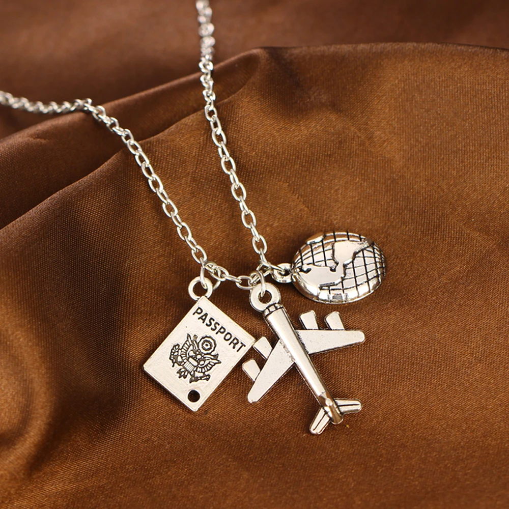 Украшение для путешественников украшение с надписью Глобус самолет паспорт