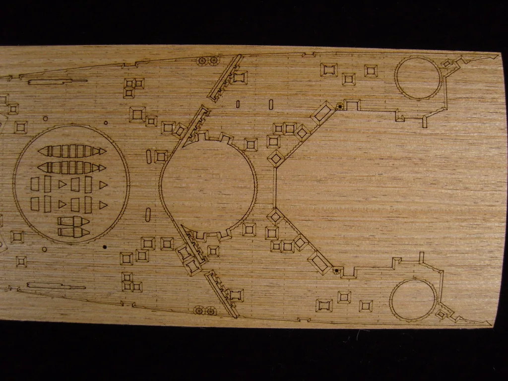ARTWOX 78011 линкор принц Тамия Уэллс деревянная палуба AW10028|decking wood| |