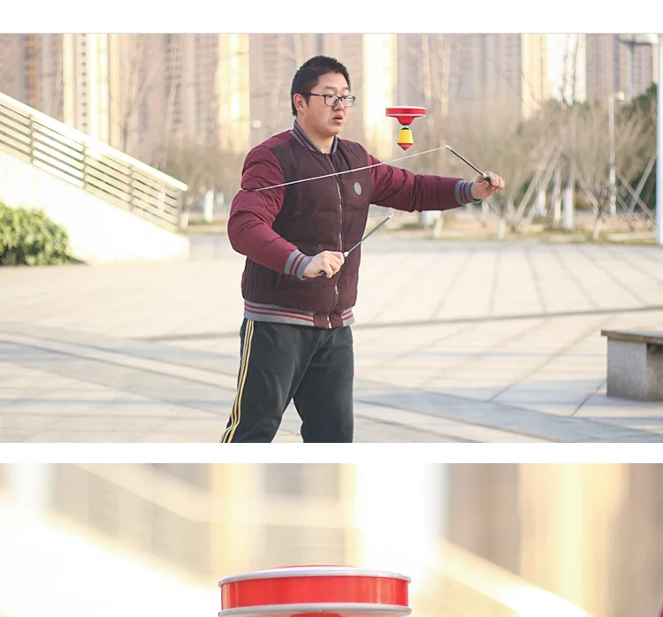 Китайская Асимметричная diabolo 9 игрушка медведи профессиональный набор Diabolo упаковка с сумкой для струн Китай