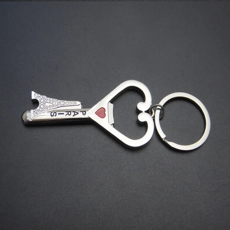 Париж башня сувениры брелок сердце открывалка для бутылок брелки моды дизайн