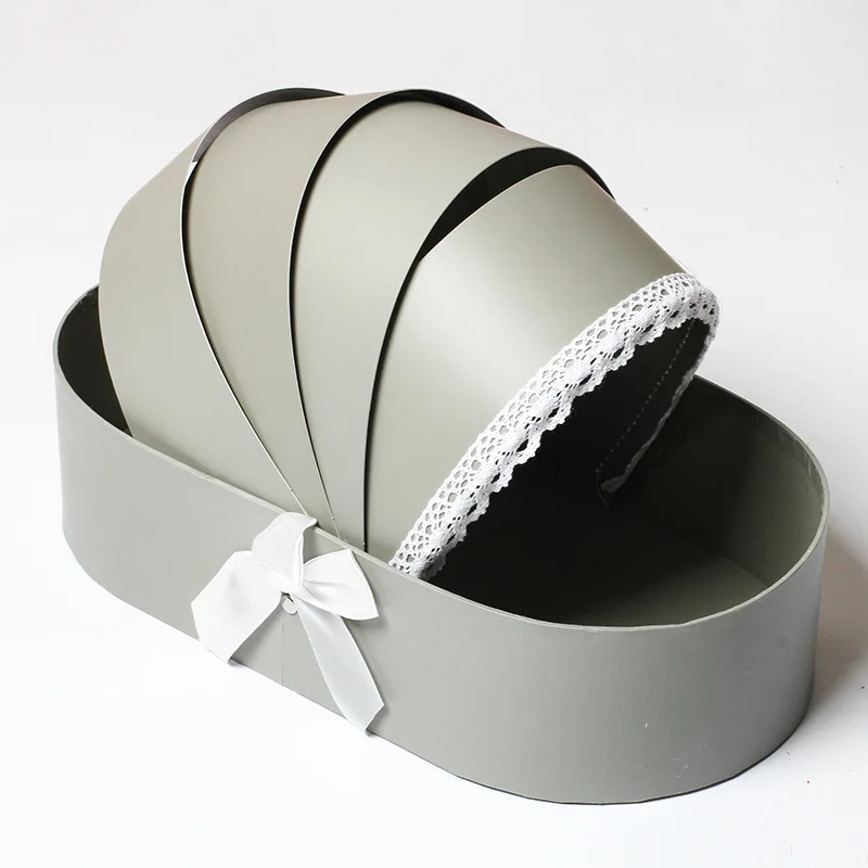 3 Creative Cradle Flower Box Rose Flower Arrangement Basket Gift Boxs Wedding Home Decoration Christmas decoration - Цвет: 3