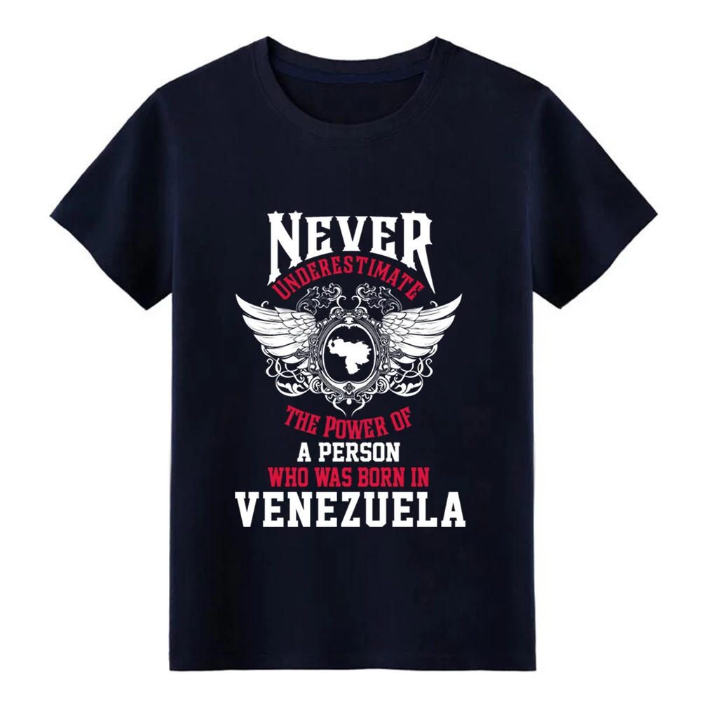 Мужская футболка Venezuela Power of a person borned in venezuela с рисунком S XXXL одежда для фитнеса
