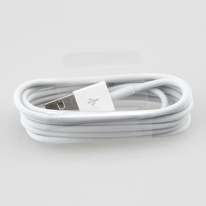 Белый USB кабель для передачи данных 1 м/3 фута 8 контактов зарядки iPhone 7 6 plus 5