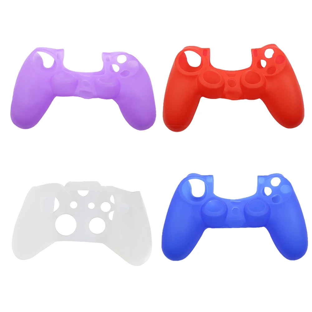 Силиконовый чехол Защита для кожи для Playstation 4 PS4 джойстик кремниевое наружное покрытие защитной