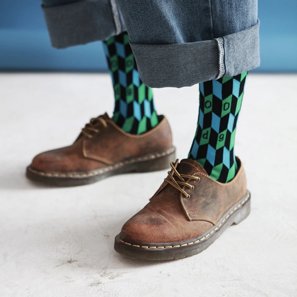 Мужские носки из чесаного хлопка с героями мультфильмов животные литературный