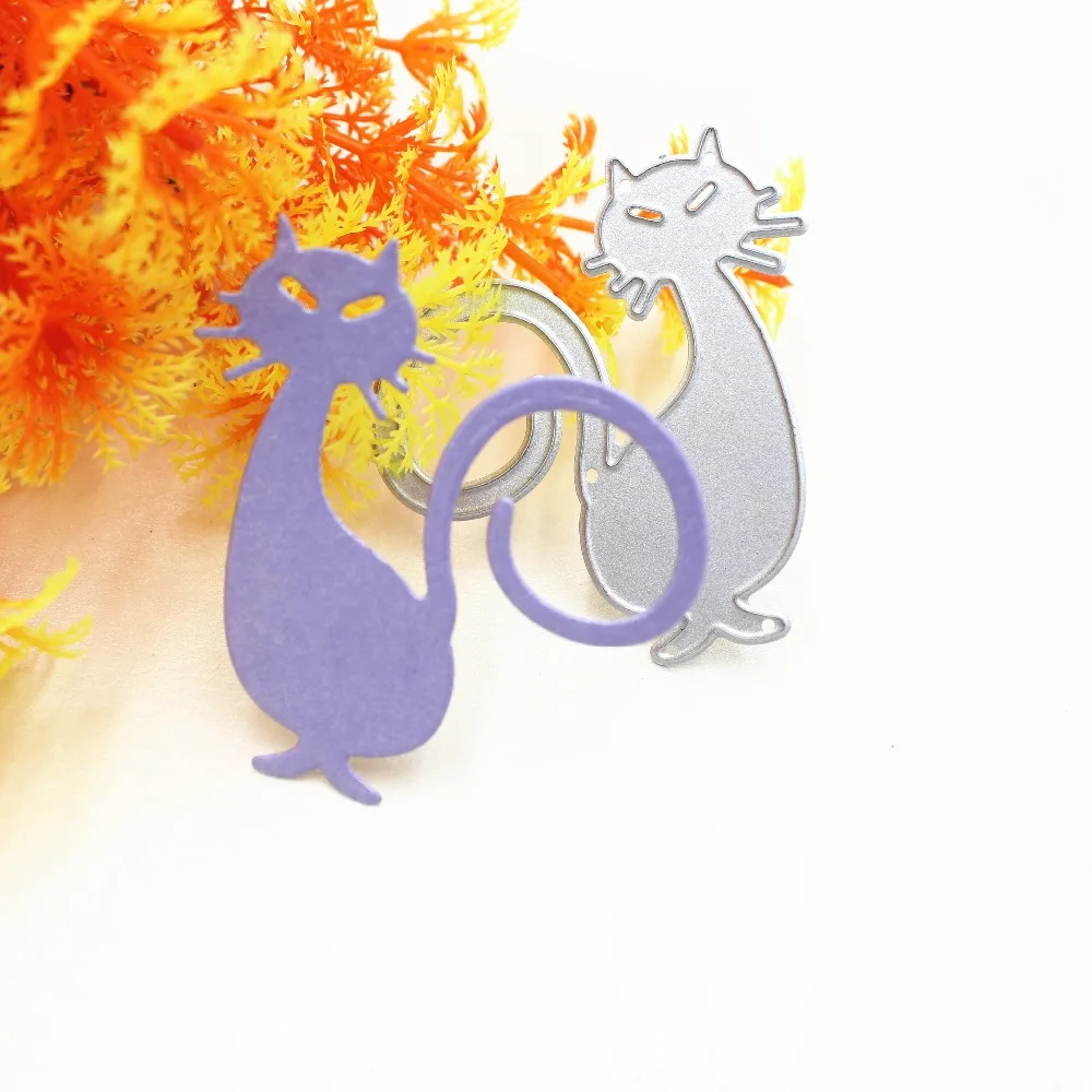 Лисица высечки DIY Скрапбукинг Фотоальбом бумажная карта ремесло милый тиснение